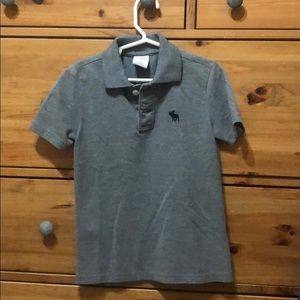 Boys Gray Polo Shirt